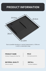 LHD for Hyundai Sonata 2024 N-line Armrest Storage Box Anti Dirt Pad Wireless Accessories Tidying Fit Left Hand Drive