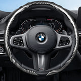 BMW Snap-On Carbon Fiber Sports Steering Wheel Cover