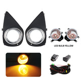 Fog Lamp LED DRL Assembly for Toyota Yaris 2014 Car Interior Accessory MAGIC COLORM LED Bulbs Yellow