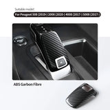 For Peugeot 508 2008 4008 5008 Gear Shift Knob Boot Cover Trim Stickers Car Premium Interior Tuning Accessory Made of Alcantara