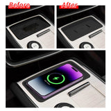 Volvo EX90 2026 2025 Car Anti Dirt Pad Mobile Wireless Charging Anti-Slip Mats Interior Accessiories Black Car Interior Acces