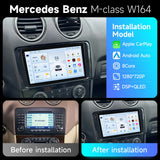 Android Multimedia GPS Navigation for Mercedes ML W164 X164 Android Head Unit JIUYIN