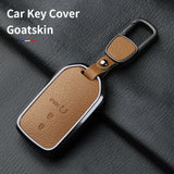 Metal and Leather Car Key Case Cover for Honda CRV and Civic Models Car Interior Accessory OEM