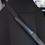 Adjustable Seat Belt Cover Carbon Fiber for Smart Fortwo Car Interior Accessory GMUNI
