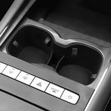 Chery OMODA 5 C5 E5 EV Model 2024 2025 Cup Holder Shock-Absorbing Storage Tray TPE Central Armrest Cup Box Tidying Car Interi