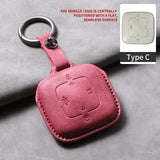 Leather Car Key Case For ZEEKR 001 009 7X - Sheep Suede Protector & Holder