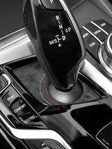 For BMW 5 Series G30 G38 6GT Center Console Gear Shift Panel Trim Sticker Car Premium Interior Accessories Made of Alcantara