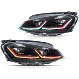 Vland Full LED Headlights for VW Golf Mk7 2012-2017