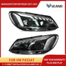 LED Projector Headlights w/Animation for VW Passat 2011-2015