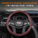 Leather Steering Wheel Cover for Cadillac CTS 2013