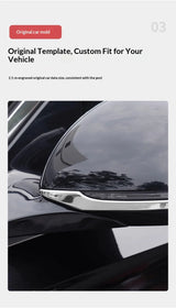 Rearview Mirror Anti Collision Trim Strip Decoration for Mercedes Benz E300L, GLC300L, C260L, S450L, GLA, GLB