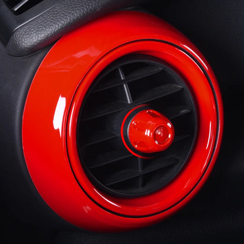 AC Knob Trim for MINI COOPER F55 F56 F57 (4 Pcs) Car Interior Accessory GMUNI
