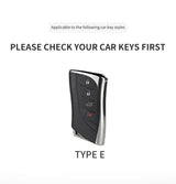 Car Keychain For Lexus UX ES UX200 UX250h ES200 ES300h ES350 US200 US260h PU Car Key Case Cover Fob Shell Car Keychain OEM