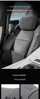 ZEEKR 001 Zeekr001 Car Headrest Waist Cushion Dupont Biological Fleece Suede