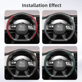 Breathable Leather Wheel Cover for DS 3 Crossback SUV Car Interior Accessory Hocasen