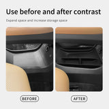 Smabee for Geely Boyue L/Starray 2025 Center Console Lower Storage Box Car Central Tray Organizer Accessories Tidying Black A