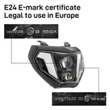 Super MT09 Headlights LED Lamp for YAMAHA MT-07 and FZ09 2014-2019 LED Headlight Assembly ANGLELITE