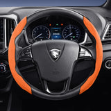 Sports Suede Snap-On Steering Wheel Cover for Proton
