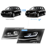 Vland Full LED Headlights for VW Golf Mk7 2012-2017 Car Interior Accessory Vland