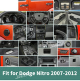 Interior Trim Carbon Fiber for Dodge Nitro 2007-2012 Car Interior Accessory HEBE