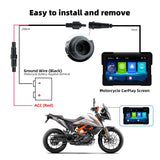 7in Portable GPS Display Motorcycle Dashboard CarPlay
