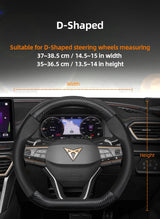 Matte Carbon Fiber Wheel Cover for Cupra Formentor