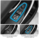 For BMW F30 F34 Door Window Switch Lifter Control Panel Frame Trim Sticker Car Interior Tuning Accessory OEM
