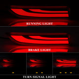 Rear Bumper Reflector with Signal for Toyota Avalon 2019-2022 LED Ambient Light MAGIC COLORM