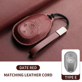 Leather Car Key Case Cover For GAC GS4 GM8 GA4 GS5 GS3 GA3 GA6 SGS7 Trumpchi E8 E9 MPV S7 E8 E9 GN8 M8 GM8 Remote Key Case Shell