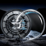Emark 7 Inch Round LED Headlights for Harley Softail Slim Fat Boy LED Headlights Angelite