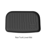 For Tesla Model YL Highland 3 Juniper Y Trunk Mat TPE Front Rear Trunk Cargo Liner Non Slip Waterproof Protector Foot Pad Car