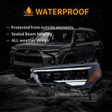 LED Projector Headlights Black for Toyota 4Runner 2014-2024 LED Headlight Vland