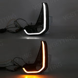 LED DRL Fog Lamp with Turn Signal for Toyota Hilux Revo