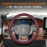 Lincoln Ultra-Thin Leather Steering Cover