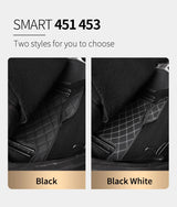 Anti-Slip Leather Floor Mats for Smart Fortwo 451 453 Car Interior Accessory GMUNI