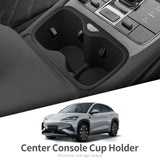 For BYD Sealion 7 2025+ Water Cup Holder Insert Cup Box Shock-Absorbing Tray TPE Tidying Auto Interior Accessories Drinks hol