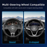 Carbon Fiber Texture Wheel Cover for VW Golf Tiguan Car Interior Accessory Hocasen