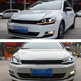 Vland Full LED Headlights for VW Golf Mk7 2012-2017 Car Interior Accessory Vland