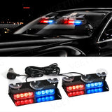 2-in-1 LED Emergency Strobe Warning Light Bar Kit