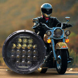 7 Inch H4 LED Moto Headlight For Harley Davidson Softail Slim Fat Boy