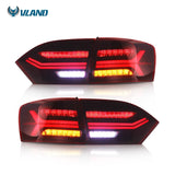 Jetta LED Tail Lights Sequential Red for VW 2011-2014 Car Interior Accessory Vland