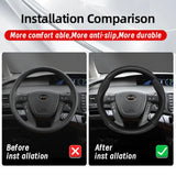 Steering Wheel Cover Carbon Fiber Texture BYD Seal Car Interior Accessory Hocasen