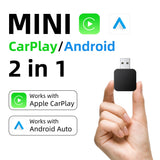 Wireless CarPlay Android Auto 2-in-1 Adapter for Universal CarPlay Adapter ANYFAR