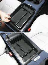 For XPeng G6 Car Wireless Charger Dust Mat Under Console Box Storage Interior Mod for 2023-2025