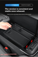 For ZEEKR 7X Car Armrest Storage Box Interior Modification Center Console Storage Box