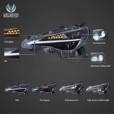 Dual Beam LED Headlights for Toyota 86 GT86 2012-21 Car Interior Accessory Vland