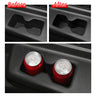 Hyundai Santa Fe 2024 2025 3rd Row Car Cup Holder Inserts Anti-Slip Shock-Absorbing Storage Box Tray Tidying TPE 2PCS