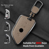 Metal and Leather Car Key Case for BMW