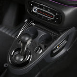 Gear Shift Panel Trim Stainless Steel for Smart 453 Car Interior Accessory GMUNI