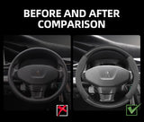 Suede Carbon Cover for Peugeot 208 3008 Car Interior Accessory Hocasen
